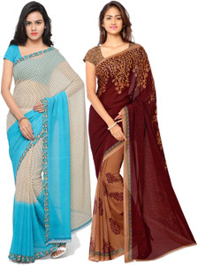 Anand Sarees Printed Daily Wear Georgette Saree
