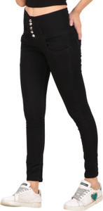 screwy Slim Women Black Jeans