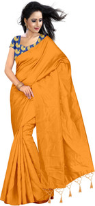 Stylish Sarees Solid/Plain Bollywood Silk Blend Saree