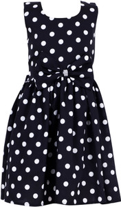 SHANAYA MODA Girls Midi/Knee Length Casual Dress