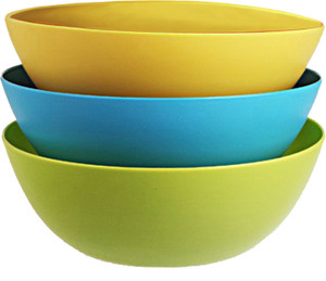 KUBER INDUSTRIES Plastic Mixing Bowl Microwave Safe - 1500 ML (Multi) - CTKTC34739
