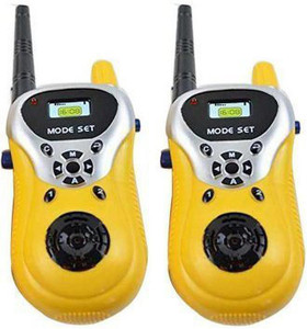 Urvashi Enterprises New Walkie Talkie for Kids 2 Player System Phone (Yellow)