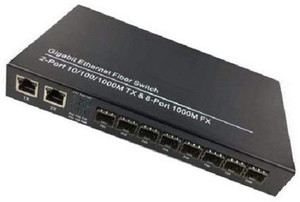 TRICOM Fiber Switch 2Port 10/100/1000M Tx & 8 Port 1000M FX 2 Ports ...