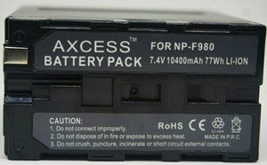 Axcess NP-F980 7.4V 8800mAh Li-Ion Rechargable For SNY Camera Lithium-ion (Yes)  Battery