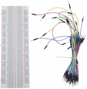 Electrobot MB-102 830 Tie Point Breadboard Kit with 65 Jumper Wires - Image 2
