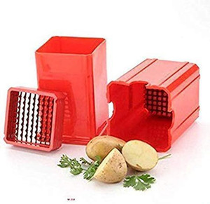 Rixim French Fries Cutter/Chips Cutter/Chips Cutter for Kitchen/Potato Chipser/Chips Maker Machine/Potato Slicer with Container Vegetable & Fruit Slicer