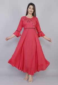 - karodiwaal collection फ्लेयर्ड / A-लाइन गाउन