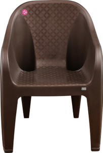 AVRO Plastic Outdoor Brown Chair - Image 5