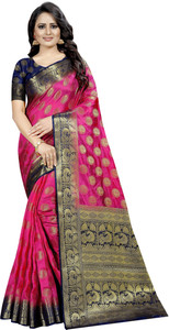 Perfect Wear Woven Banarasi Cotton Silk Saree