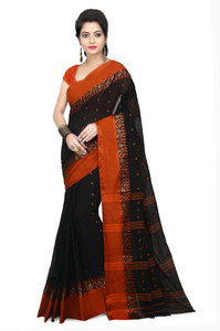 WoodenTant Woven Tant Pure Cotton Saree