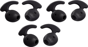 QWEEZER 6 Pcs (3 Pair) For S7 samsung level earbuds black earbuds for level u earb In The Ear Headphone Cushion