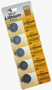 Lithium 100% Authentic CR 2025 3V Cell   Battery