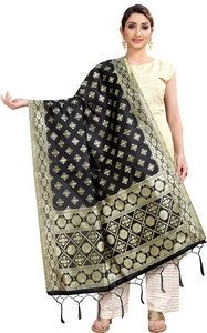 RRK IMPORT AND EXPORT Jacquard Woven Women Dupatta
