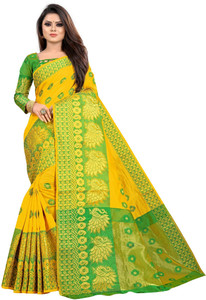 Big Fashion Woven Banarasi Jacquard Saree