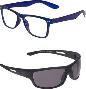 VAST Anti-glare Computer Glasses & UV Protection Wrap Around Sunglasses ...