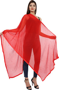 AARAV Chiffon Solid Women Dupatta