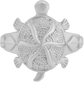 RN Silver Plated Brass Tortoise Design, Fashion Ring For men and Women Brass Silver Plated Ring