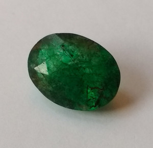 HAYAATGEMS Natural Emerald Zambian Oval Shape Cut Faceted 7.28 Carat 8.00 Ratti Size Loose Gemstone For Ring Men & Women Emerald Stone