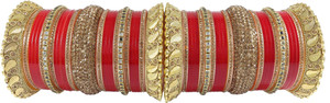 Zulka Get Your Traditions Plastic Zircon Bangle Set