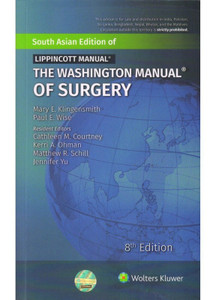 The Washington Manual of Surgery 8th Edition 2020 By Mary E Klingensmith
