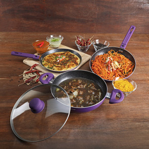 WONDERCHEF Diana इंडक्शन बॉटम कुकवेयर सेट