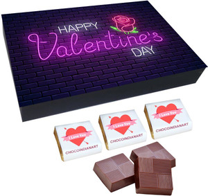 चोचोइंडियानार्ट Lovely Happy Valentine's Day, 12pcs Chocolate Gifts, ट्रफल्स