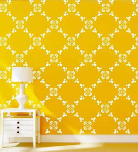 UD Unique Decor Wall Stencil (Plastic Sheet,16inch x 24 inch) Wall Decor_277 Flower Stencil