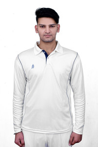 Nervegarments Solid Men Polo Neck White T-Shirt