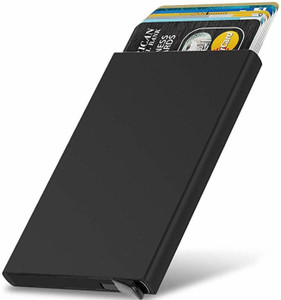 FOKRIM Credit Card Holder Metal Contactless Aluminum Wallet RFID Blocking wallet 6 Card Holder