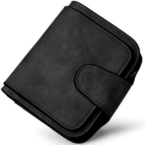 ELIOS Women Black Artificial Leather Wrist Wallet Black Price in