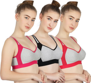 oxbeery Women Sports Non Padded Bra
