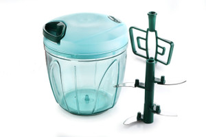 maxme 900 ML 2 IN 1 CHOPPER, MULTIPURPOSE USE CHOPPER,Sharp Cutter Blue Color Vegetable & Fruit Chopper