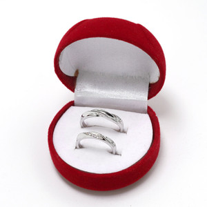 BlueShine Adjustable Couple Ring for lovers in Silver valentine gift proposal Finger Rings Alloy Cubic Zirconia Platinum Plated Ring Set