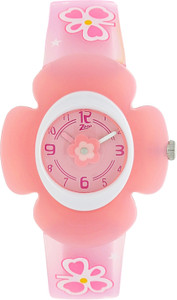 Zoop NKC4008PP01W Zoop Quartz Pink Dial Pink Plastic Strap Analog Watch  - For Boys & Girls