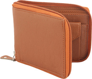 WALLETIN Girls Casual Brown Artificial Leather Wallet