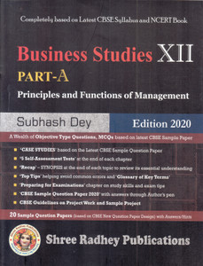 Business Studies for Class 12 (Part-A) Principles and Functions of Management (Examination 2020-2021)