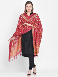 DUPATTA BAZAAR Silk Blend Printed Women Dupatta