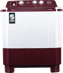 Godrej 7 kg Semi Automatic Top Load Washing Machine Red, White