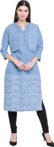 AMMI JAAN Women Printed Straight Kurta