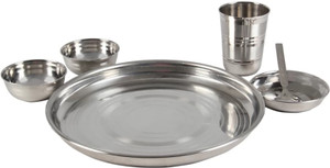 KIARAA Pack of 6 Steel dmark Dinner Set