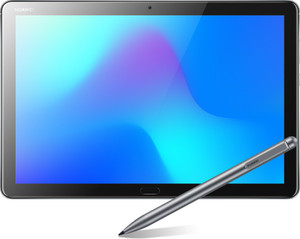 Huawei MediaPad M5 Lite with stylus 4 GB RAM 64 GB ROM 10.1 inch with 4G Tablet (Space Grey)