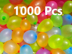 Ang Solid High Quality Holi Water Balloons (Multicolor, Pack of 1000) Balloon