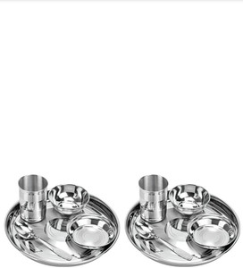 KIARAA Pack of 10 Stainless Steel KIARAA Dinner Set