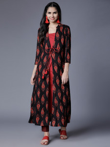 Vishudh Women Printed A-line Kurta