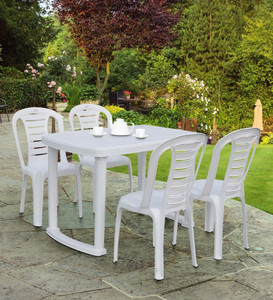 Petals Plastic Table & Chair Set