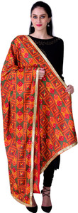 swi stylish Chiffon Embroidered Women Dupatta