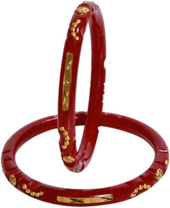 TANVI J Plastic Gold-plated Bangle Set