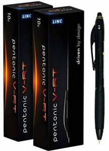 Pentonic Brt Pastel Pen Pentonic V-RT Ball Point Pen Blue Ink) By