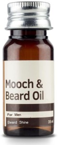 Ustraa By Happily Unmarried Mooch and Beard Oil Woody - Shine & Nourishment for beard with Cedarwood Oil