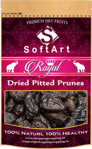 Soft Art Royal Dried Pitted Prunes, Premium Californian Dried Plum Vacuum Pack Prunes